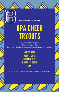 BPA Cheer Tryouts